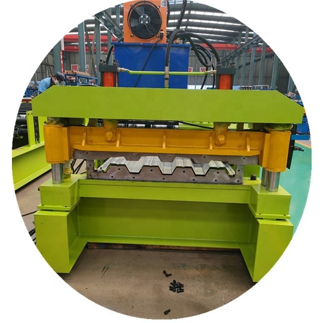 Prepainted Galvanized Steel Floor Deck Roll Forming Machine