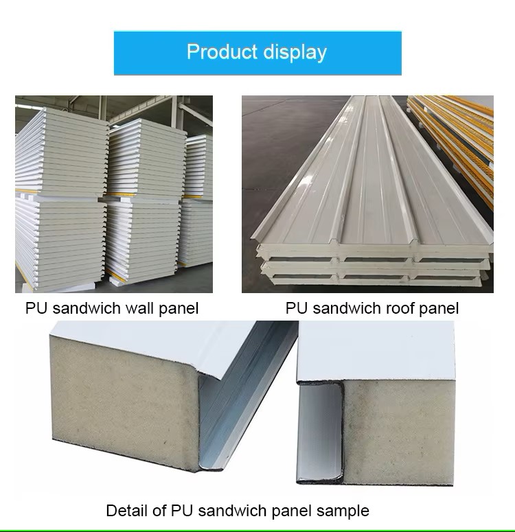Modern Design Warehouse Insulation Sandwich Panel Pu Puf Polyurethane Foam PUR Panels