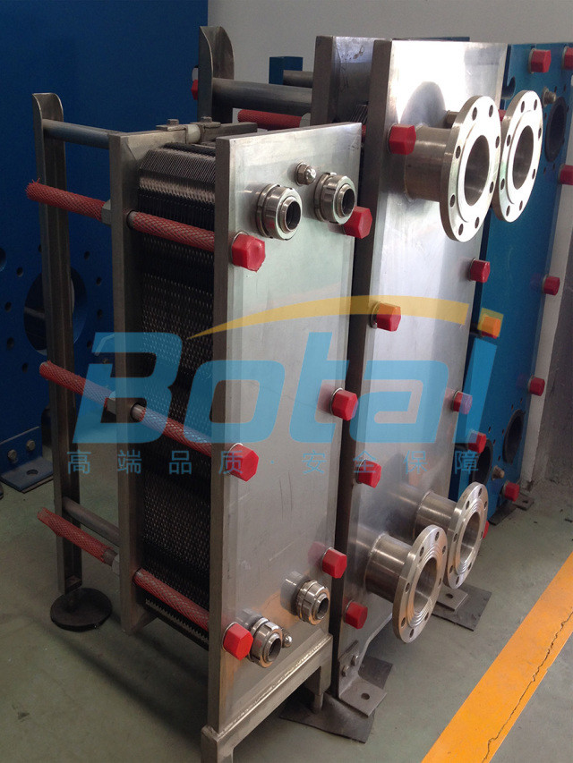 Customized Food Grade Plate Type Heat Exchanger Stainless Steel Fully Welded For Factory Use