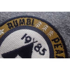 Circle High Density Custom Embroidered Back Patches