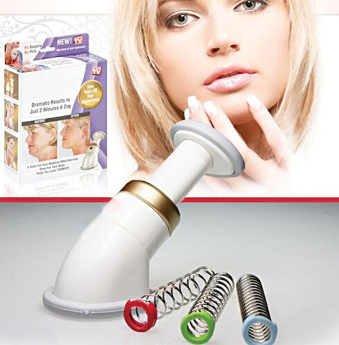 Plastic Portable Chin Exercise Device Neckline Slimmer ECO Friendly ABS