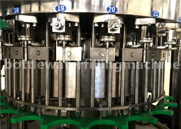 Low Noise Sparkling Water Bottling Line , Carbonated Flavored Drink Filling