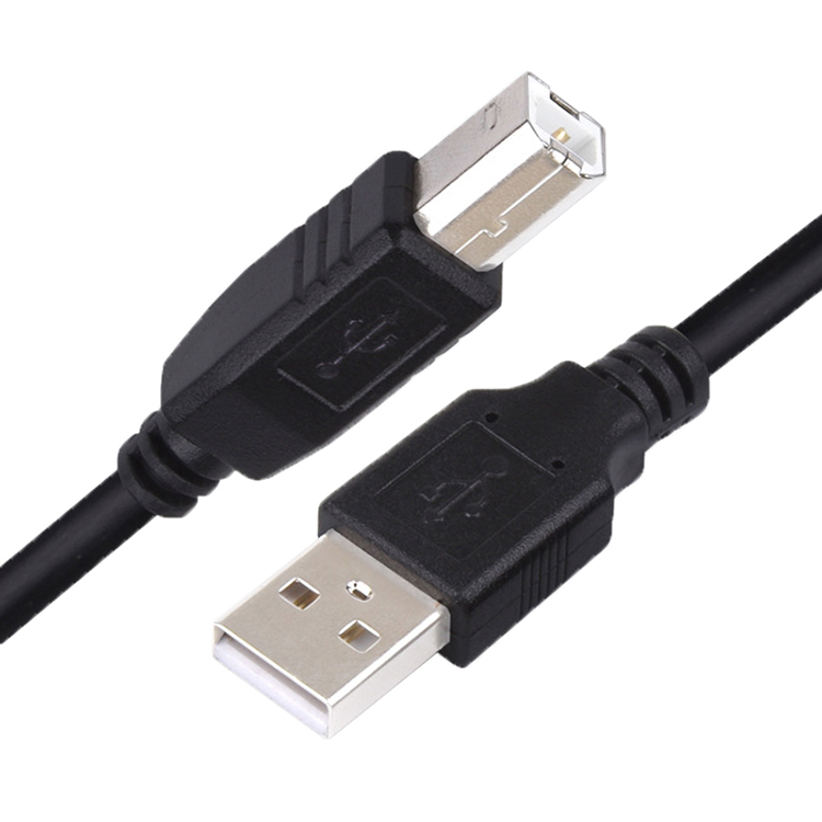 High Speed Data Charging 1M Type A Male to B Male USB 2.0 Cable for Printer Scanner