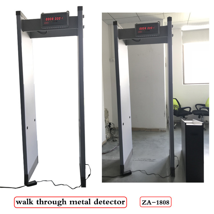 Intelligent Standby Metal Detector Security Gate For Schoo / Airport ZA-1800N