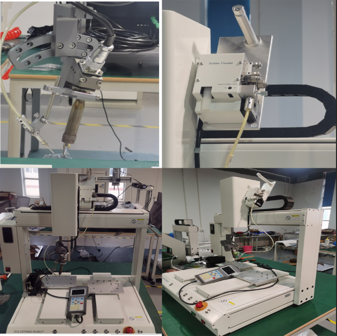 5 Axis Automatic Soldering Robot Torque 0.03-45kgf/cm Power Consumption 100W for Advanced Production 1