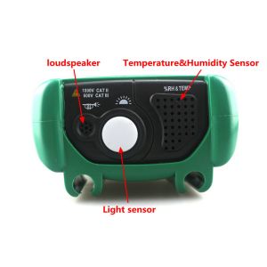 MS8229 Digital Multimeter 5 in 1 Noise Illumination Temperature Humidity Tester