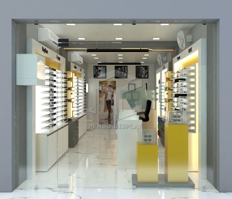 MDF Optical Shop Display Cabinets