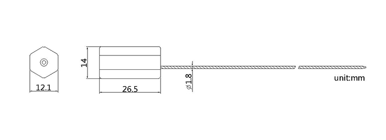 High Security Cable Plastic Seal /Mechanical Seal Supplier Price