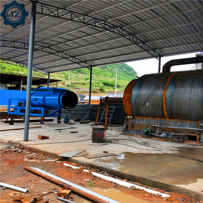 Full Automatic Waste Tyre Recycle To Fuel Oil Pyrolysis Plant Used Tires Recycling Plant