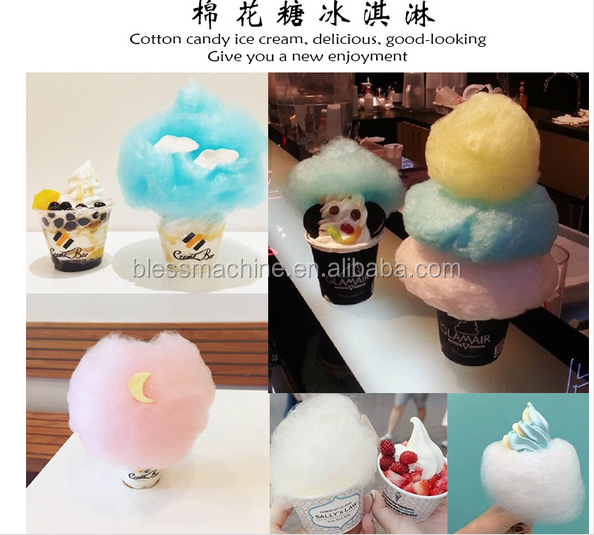 Multifunctional Automatic Cotton Candy Floss Machine 220V/50Hz