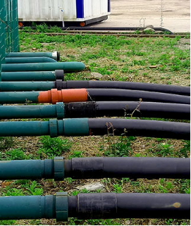 Flexible Bonded Thermoplastic Composite Pipes DN40mm Semi Finished