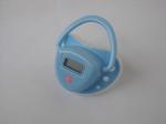 Pink Accurate Baby Pacifier Thermometer with Liquid Crystal Display