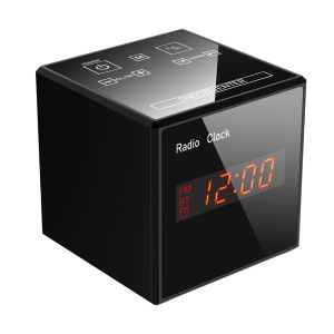 PIR Motion Wifi Alarm Clock Camera , Table Clock Spy Camera With FCC Approval