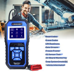 FCC Full System Diagnostic Scanner KONNWEI OBD2 EOBD Protocol