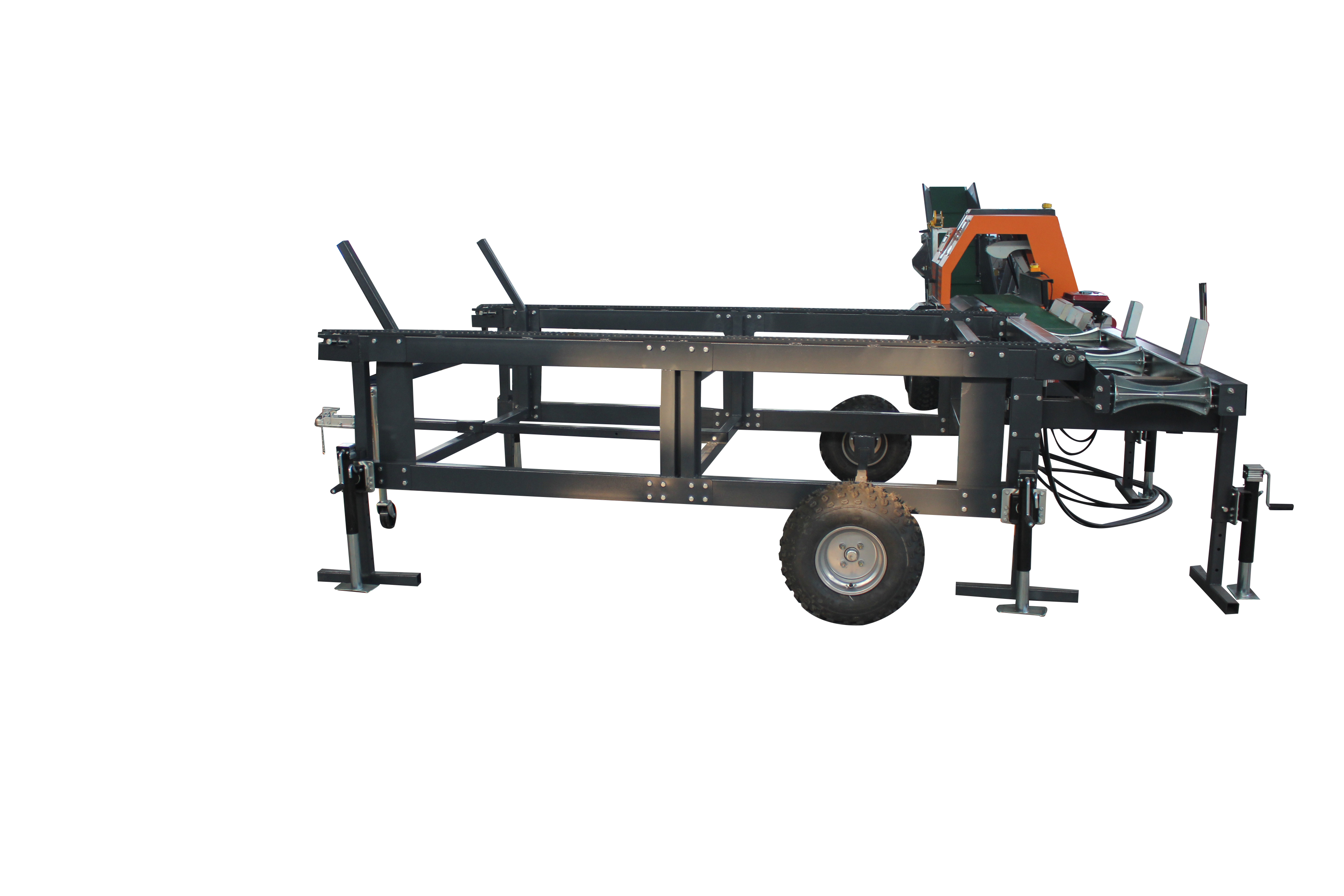 JIERUI 500mm Speed Firewood Processor 30T Wood Chipper Log Splitter for Log Splitting
