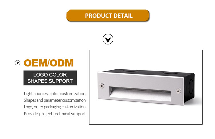 IP65 3W 5W LED Recessed Wall Light Step Linear Lighting For Stair Corner