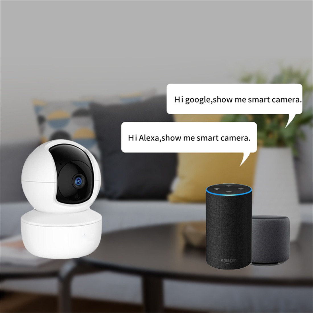 2MP Wireless Indoor Smart Wi-Fi PTZ Camera(US-IW02)