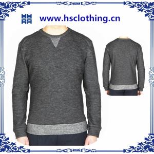  2014 knitting mens  stripes pattern round neck pullover  hoodies Manufactures