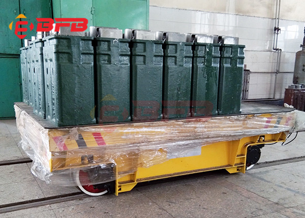 Battery Driven 20t Transfer Mould Rail Trolley Factory For Mold Workshop Handling