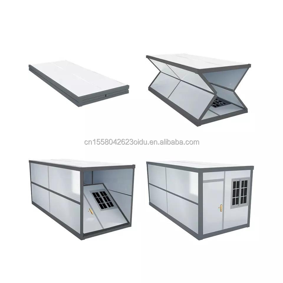 Modern Design Prefabricated Foldable Home Steel Sandwich Panel Container House for Outdoor at Construction Site Dormitory