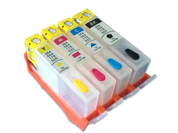 Black / Magenta Generic Toner Cartridges Hewlett - Packard Printers 100ml