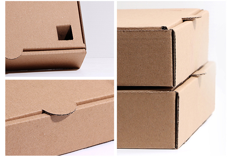 Food Packaging Carton 14 Inch Pizza Boxes Individual Packing Matt Lamination