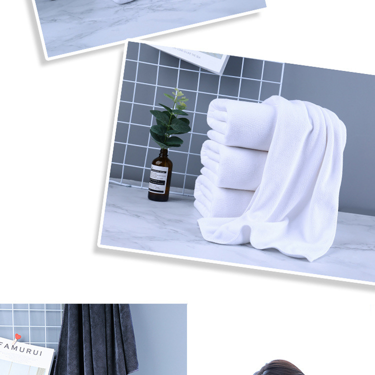 Pure Cotton Hotel Household Towels and Bath Towels 35*75 70*140 for Hotel Bathrooms