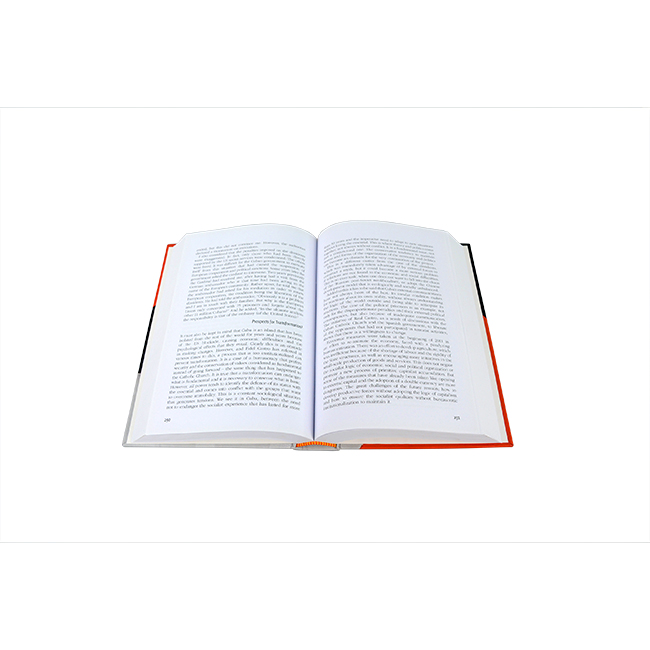 Professional A4 Size Hardcover Book Printing Binding Hot Foil Stamping Finishing