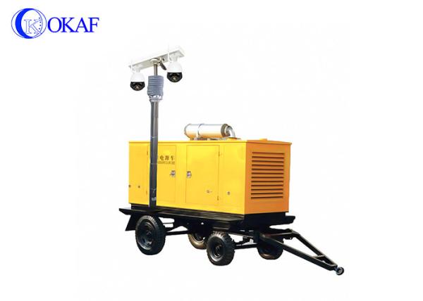 Braking System Mobile Surveillance Trailers , Vehicle Mounted Light Tower 1920