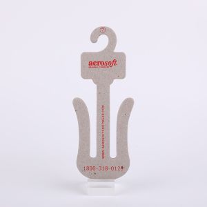 Custom Printing Cardboard Shoes Hangers Recycled Paper Material Eva Slipper