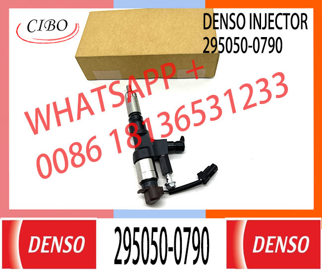 diesel common rail injector 23670-E0530 diesel engine fuel injector 295050-0790 for HINO J08E 23670-E0530
