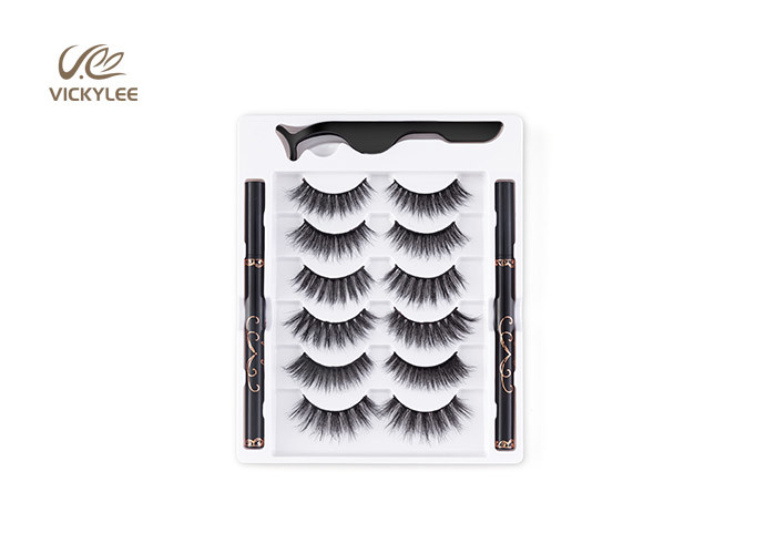 Reusable 6 Pairs 5D Faux Volume Fill Eyelash Extensions