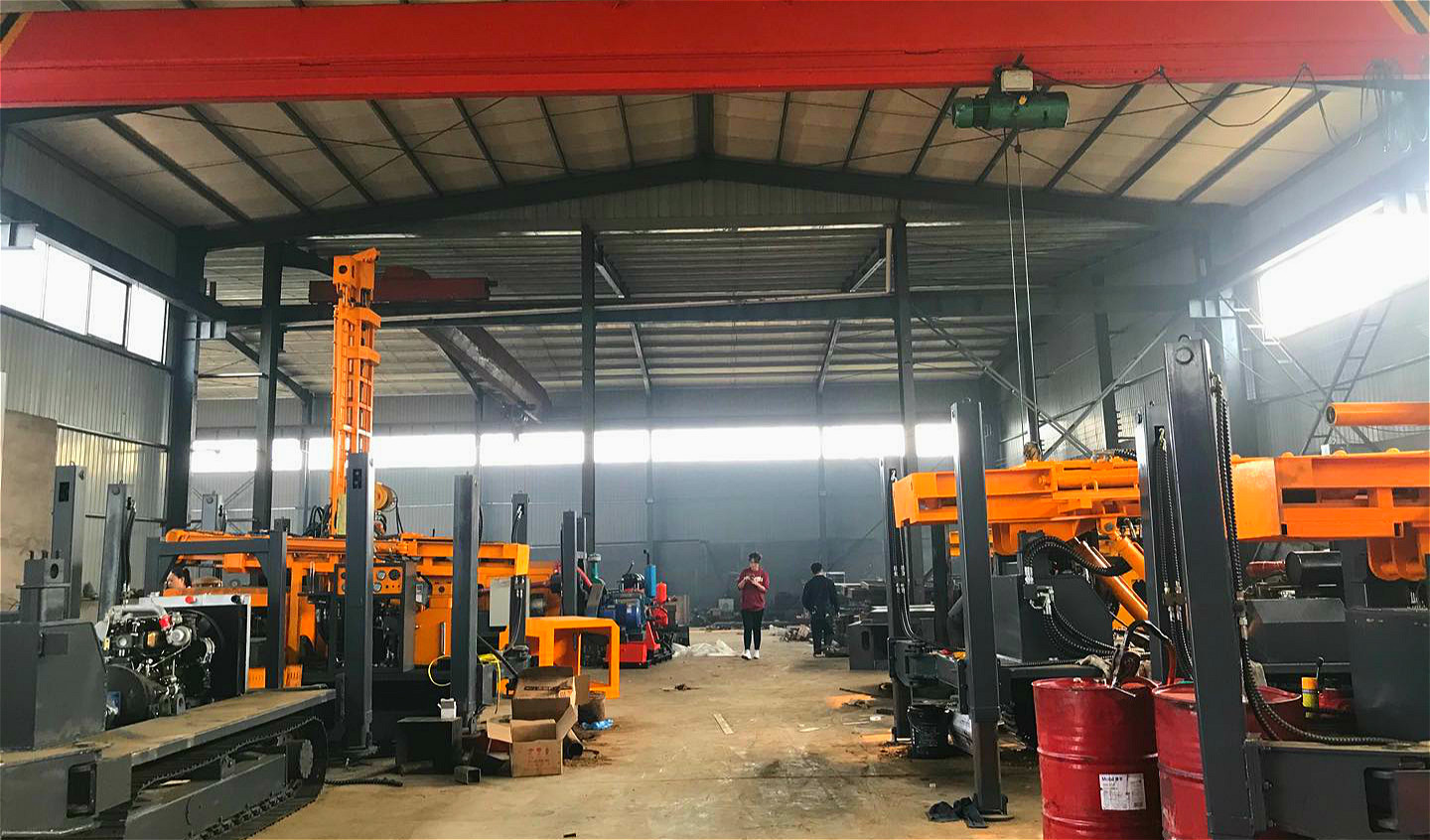 Open Pit Mining 55KW 100m Pneumatic Borewell Machine