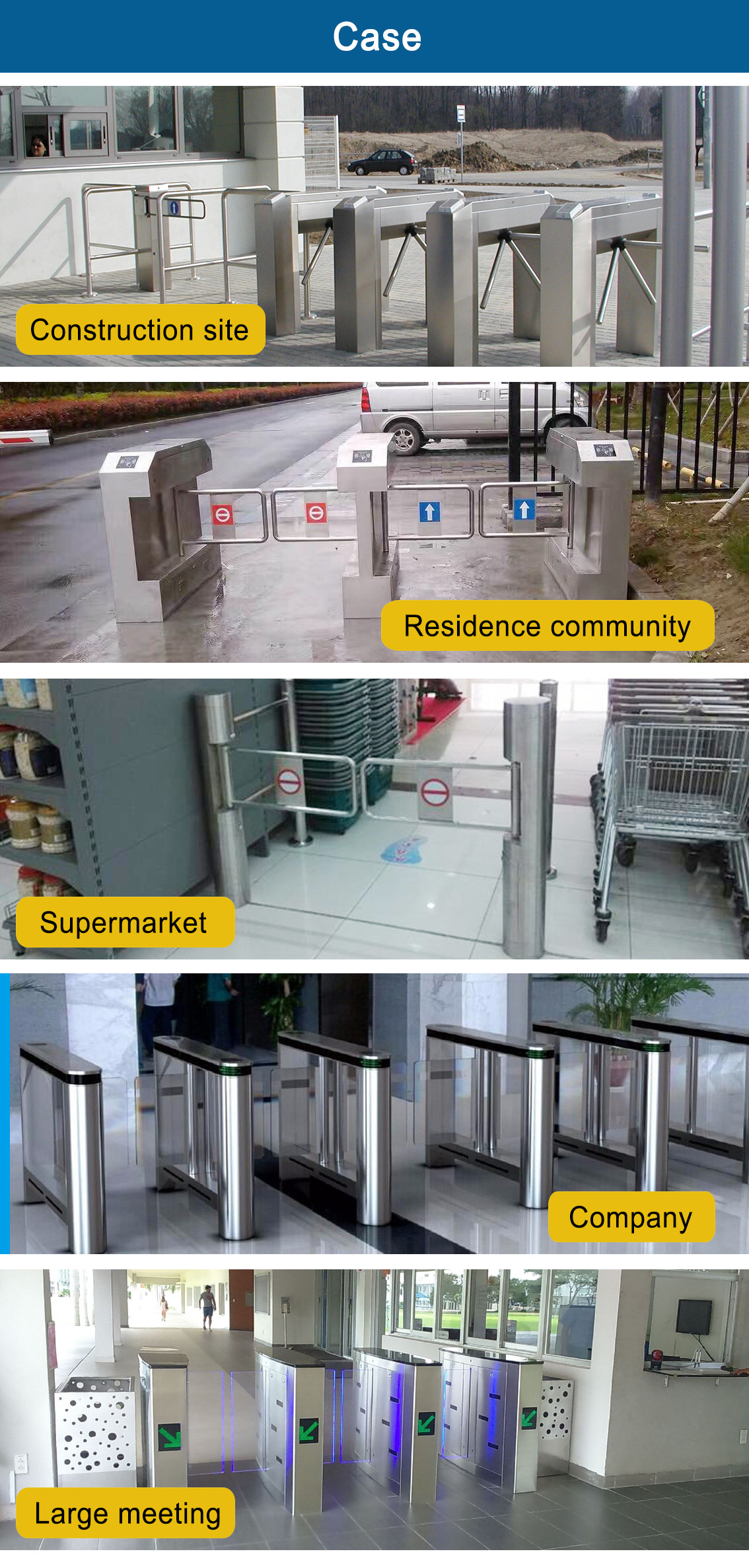 SS304 Security Turnstile Gate Security Revolving Door With ID Card Reader