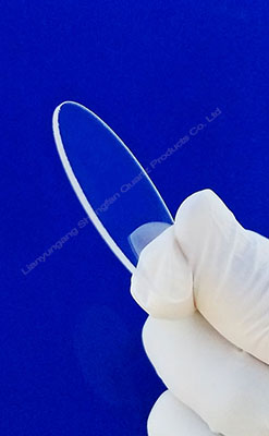 JGS1 Optical Quartz Disc Clear Glass Plates Fused Silica Quartz Disc 0.5 Mm