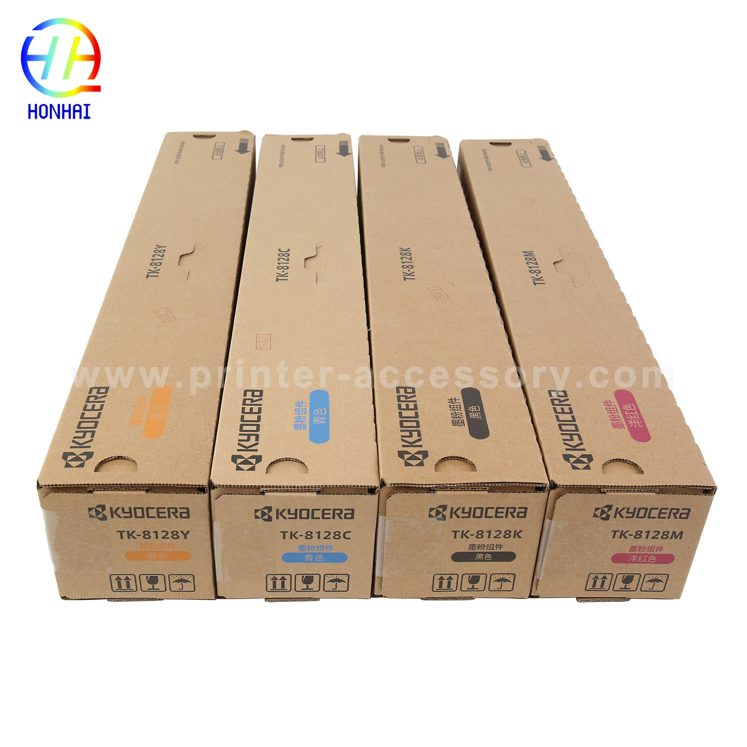 Toner Cartridge For Kyocera ECOSYS M8130CIDN TK-8128K TK-8128C TK-8128M TK-8128Y 1T02P3BCN1 1T02P3ACN1 1T02P30CN1 1T02P3CCN1 Printer Toner Cartridges