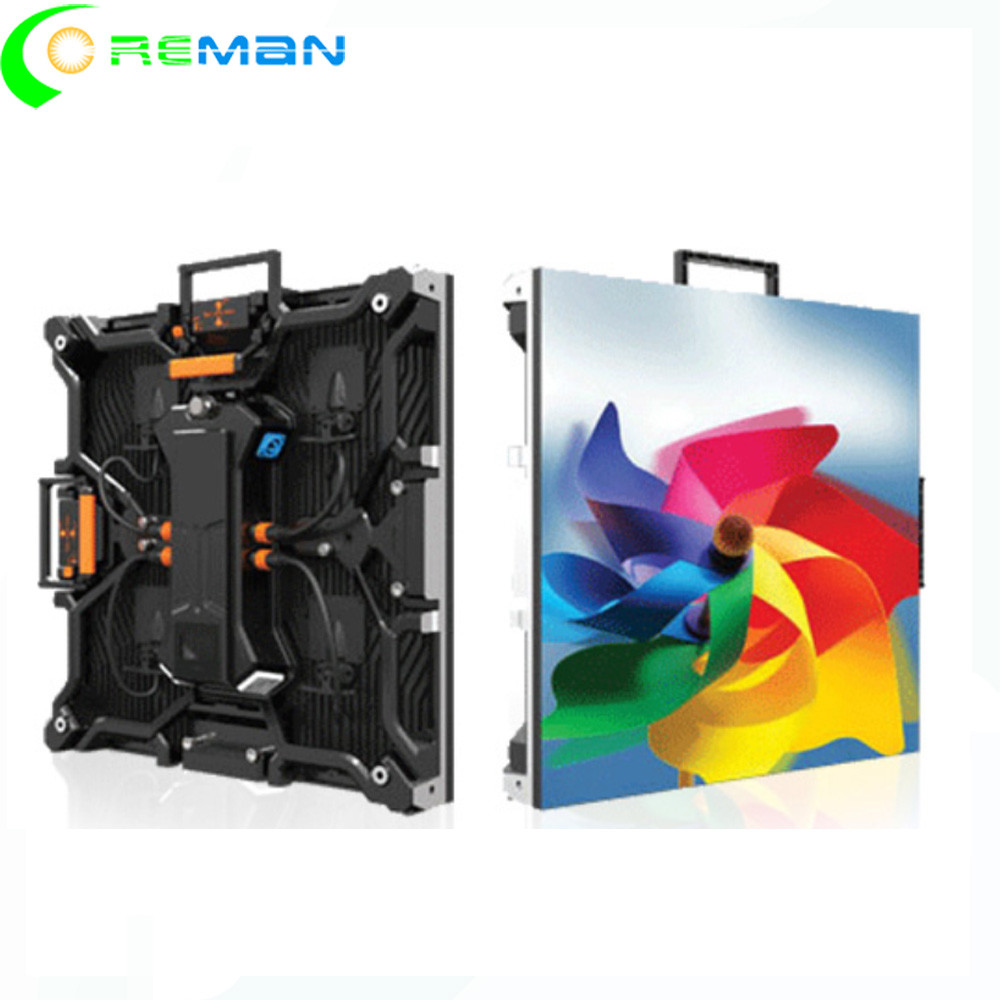 Exterior Small LED Video Wall Cabinet Advertising Ultra Slim 500x500mm 3.91mm Pixel