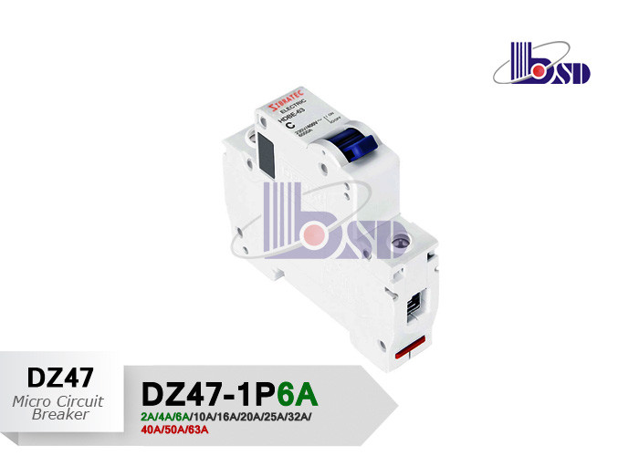 DZ47-1P6A 6A small current Air switch micro circuit breaker