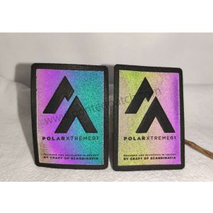 Washable 3M Reflective Labels 8 Colorway Laser Etched Leather Patches