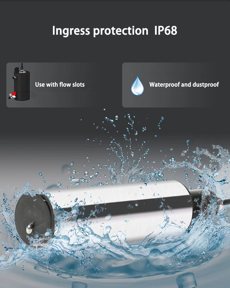 Highly Accurate RS485 4-20mA Nephelometer Water Turbidity Sensor for River in Industry