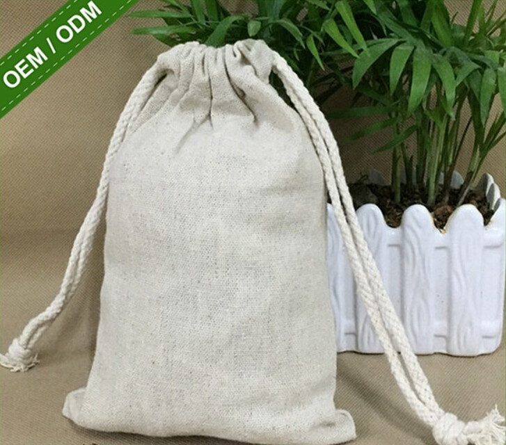 100% recycled organic cotton canvas calico drawstring bag with printing,custom print canvas cloth tote bags with printed