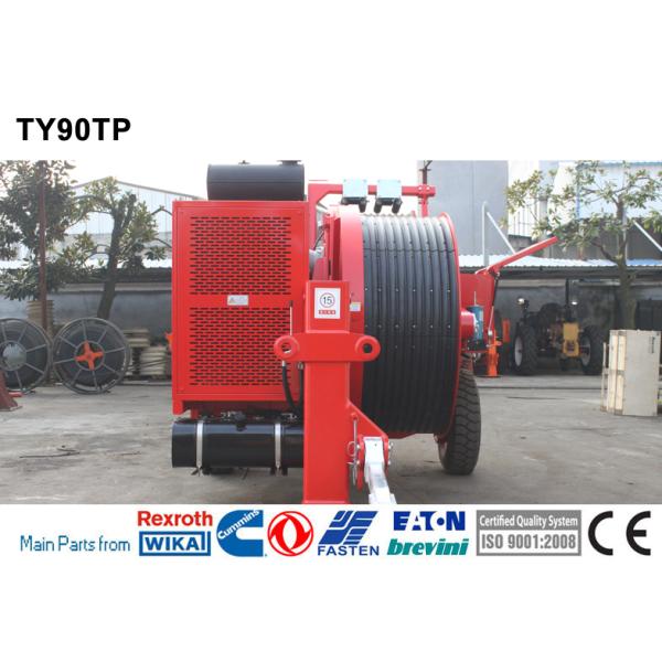 Quality Hydraulic Puller Tensioner Conductor Reel Stands Working With Tensioner/Puller for sale