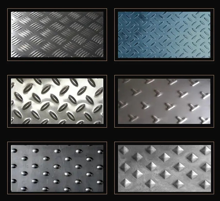 Cold Rolled Checkered Stainless Steel Sheet Anti Skid Steel Plate