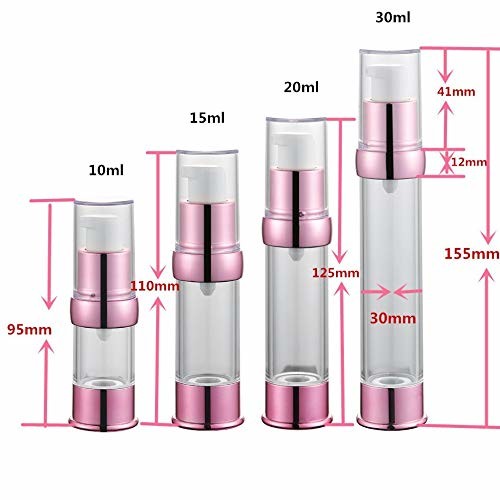 Variety Capacity Airless Dispenser Bottles Small Skin Care Pump Bottle