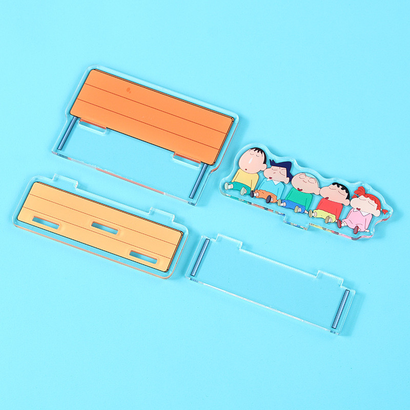 Wholesale Double-Layer Transparent Acrylic Stands for Cute Cartoon and Alien Characters Gaming and Anime Figures