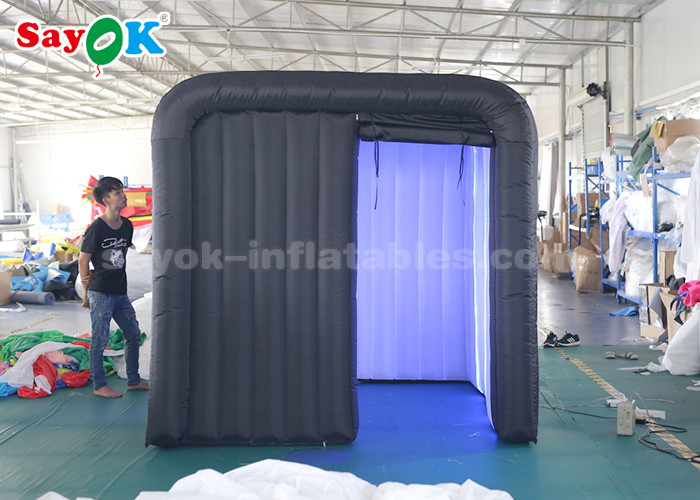 Inflatable Party Decorations Portable Inflatable Photo Booth With Inner Air Blower For Promotion