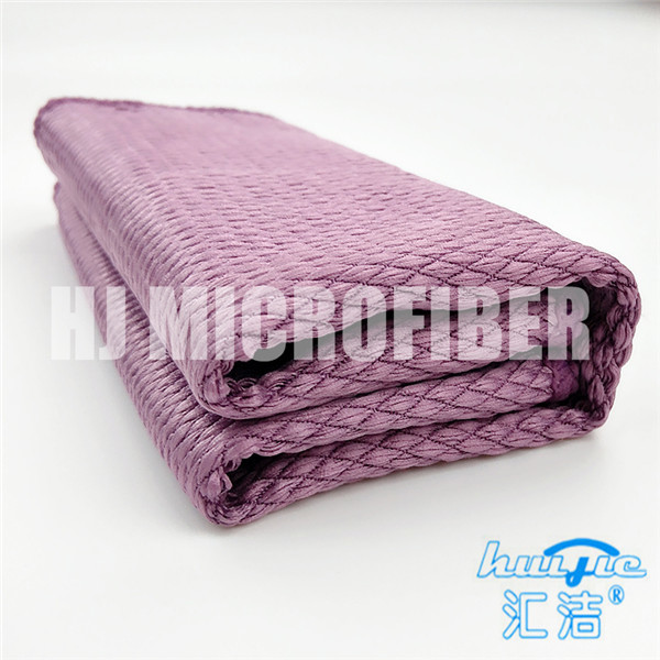 Microfiber square 80% polyamide and 20% polyester piped household knitted french towel