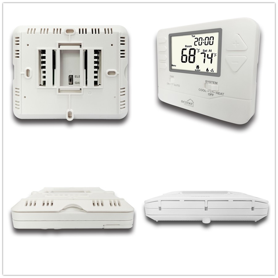 5 / 1 / 1 Programmable HVAC Thermostat 24 Volt For Heating / Cooling
