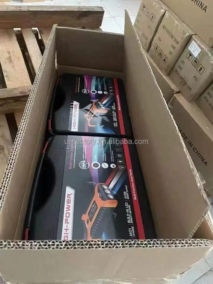 Nominal Voltage 7.68kwh/10.24kwh/12.8kwh/15.36kwh 20000mA Car Jump Starter 600A Portable Car Charger Booster Power Bank
