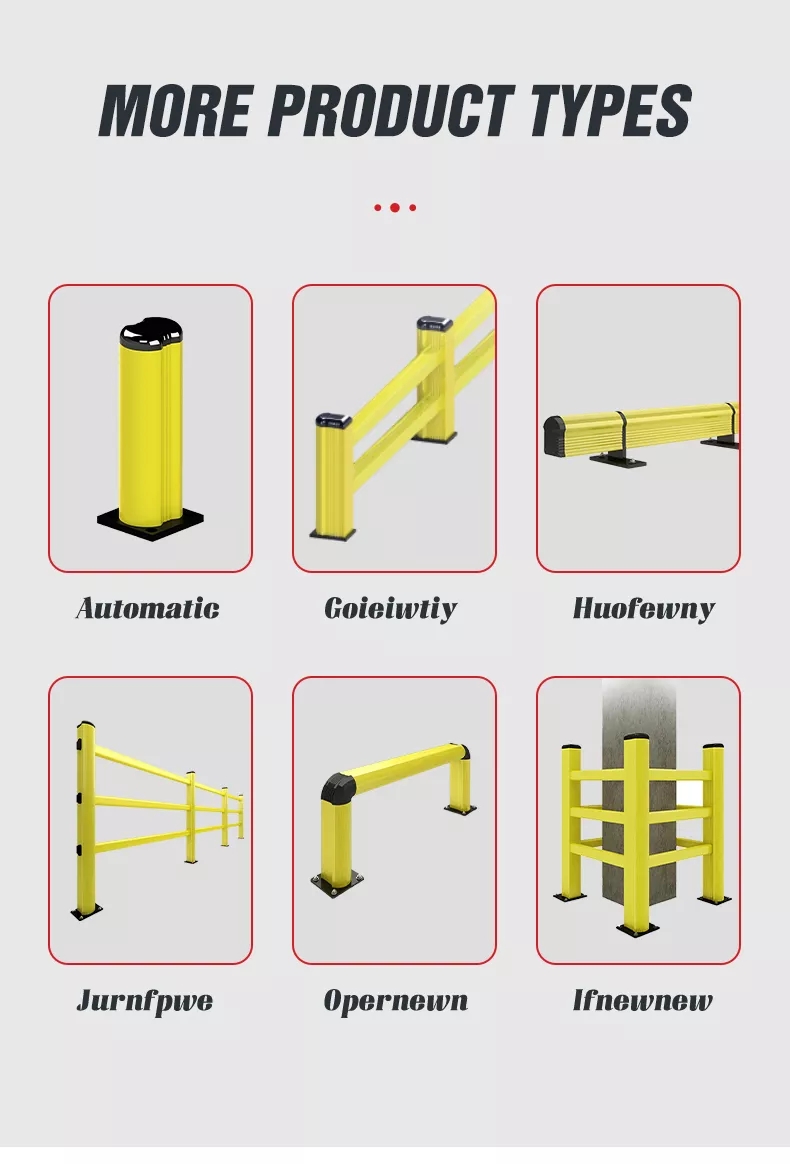 Workshop Collision Barrier Straight Barrier Column Protectors For Outdoor Road Safety